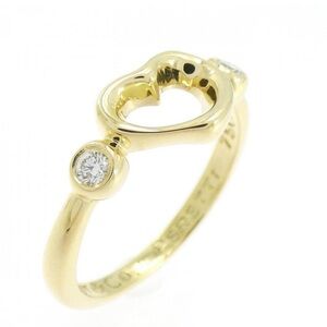 Tiffany & Co. Gold Ring with Heart and Diamonds